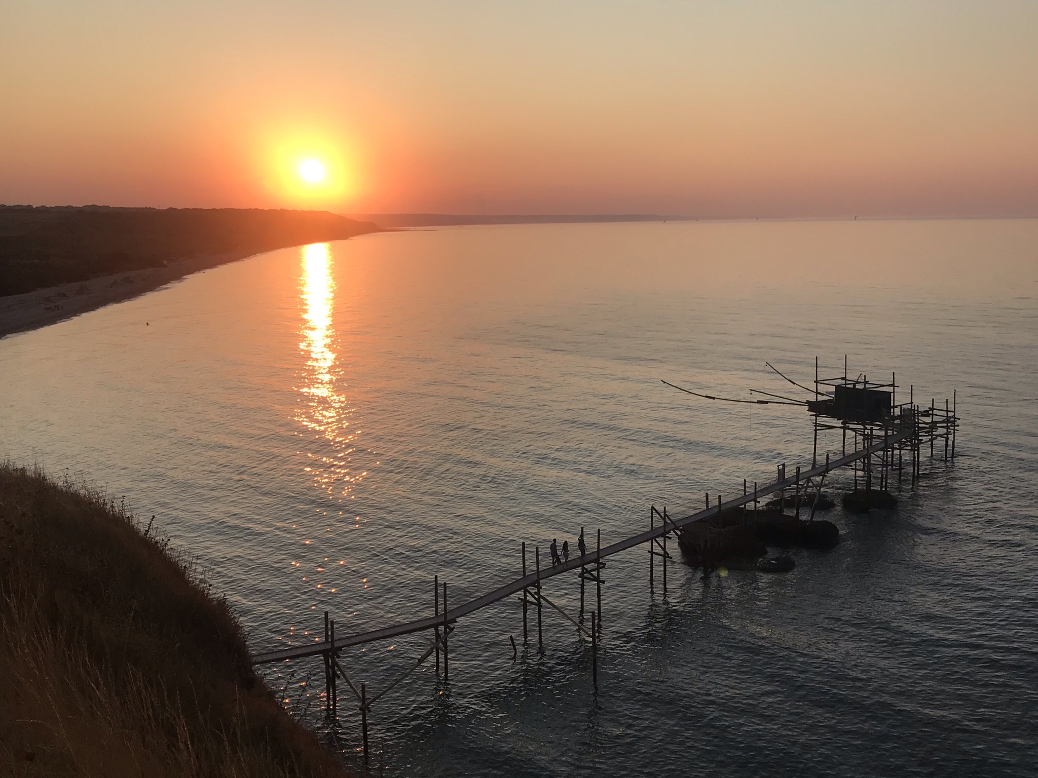 Punta aderci tramonto abruzzo